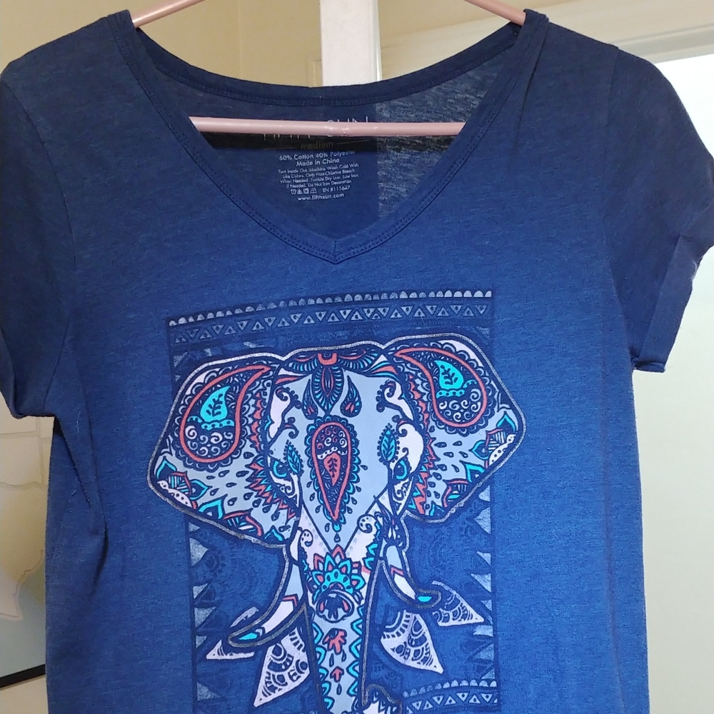 Elephant print shirt